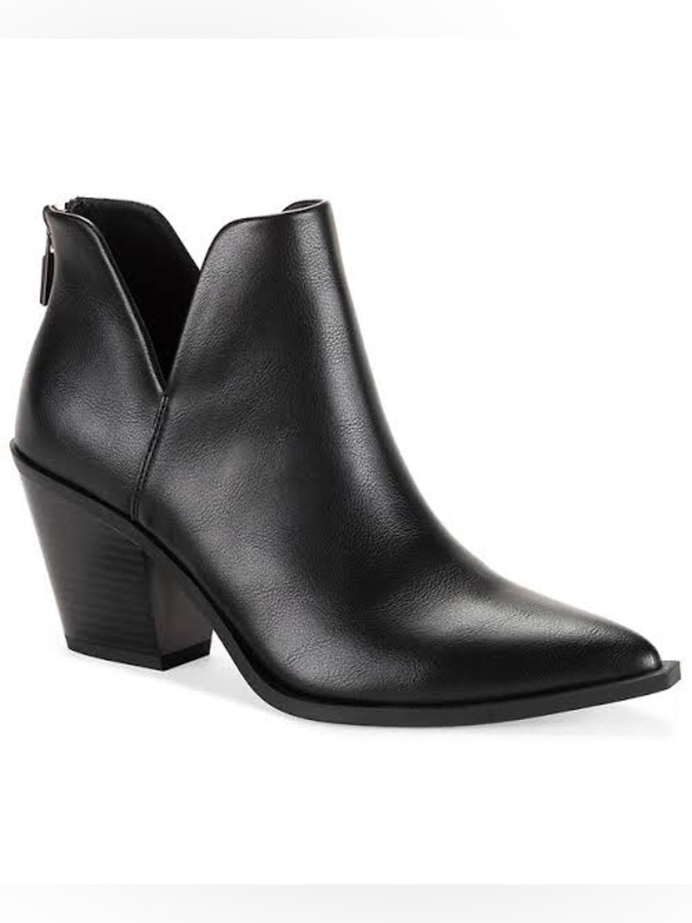 ♥️♥️ Wild Pair Women's Leilanii V Pointed Toe Booties - Bleak Beauty
